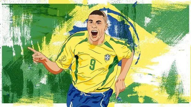 Ilustracija - brazilski napadač Ronaldo sa specifičnom frizurom koju je nosio tokom Svetskog prvenstva 2002.