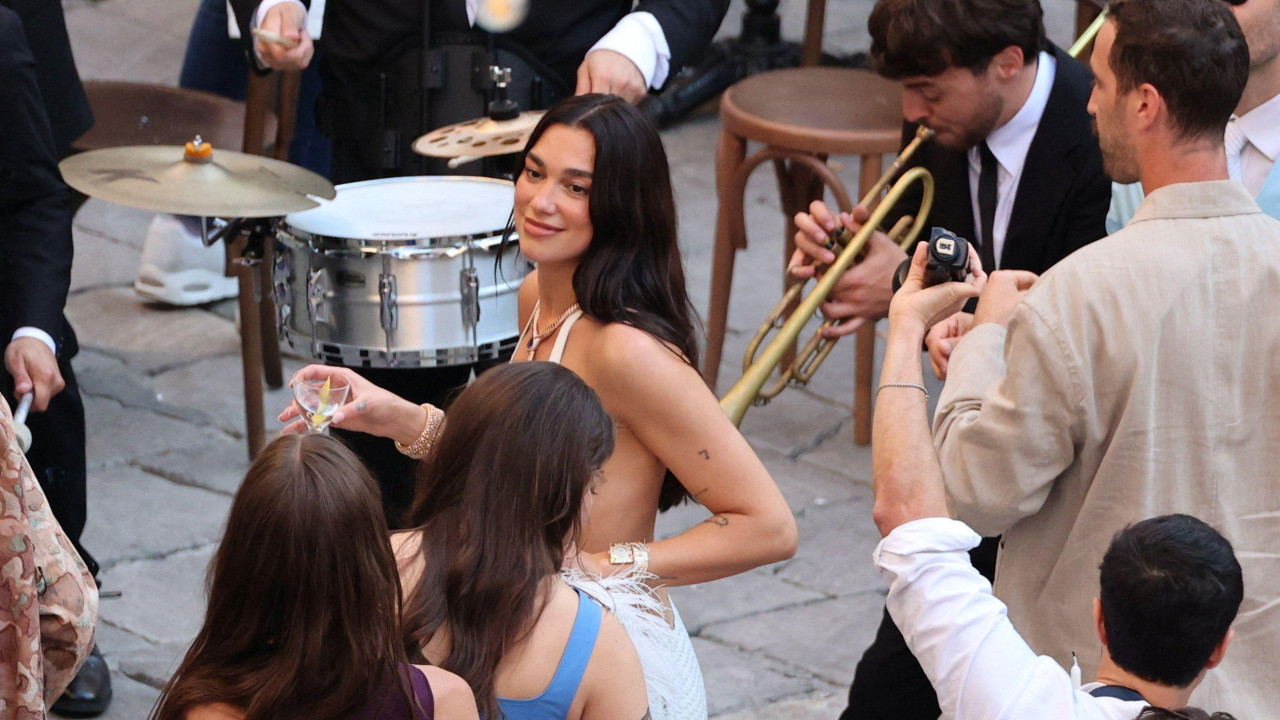 dua lipa i kalum tarner, venčanje due lipe