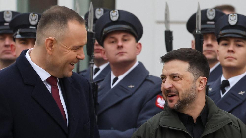 Karol Navrocki i Vladimir Zelenski
