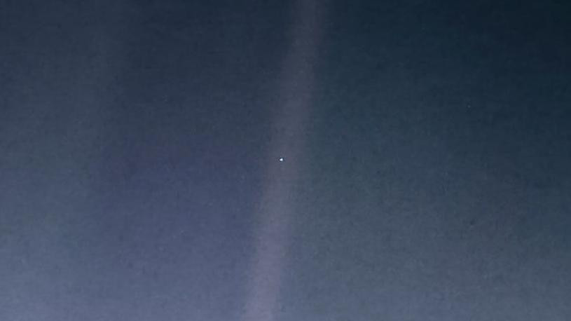 plava fotografija svemira