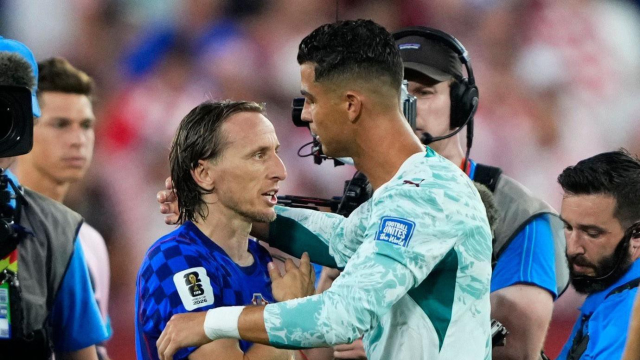 Luka Modrić i Kristijano Ronaldo