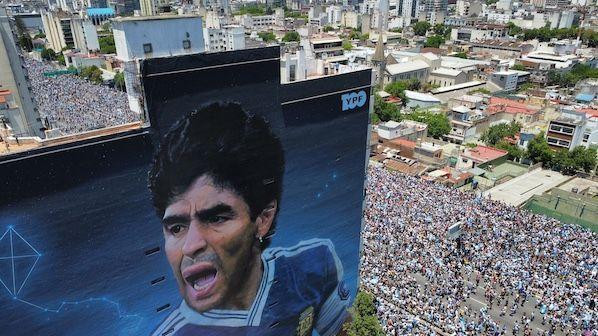 Mural posvećen Dijegu Maradoni u Buenos Ajresu