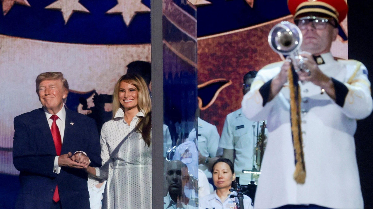 Američki predsednik Donald Tramp i prva dama Melanija Tramp na događaju povodom proslave 4. jula u Vašingtonu.