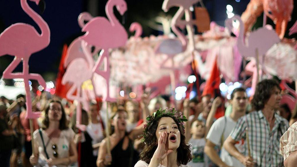 protesti u albaniji