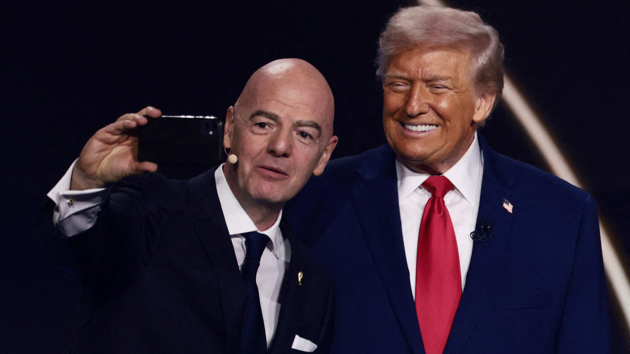 Donald Tramp i Đani Infantino