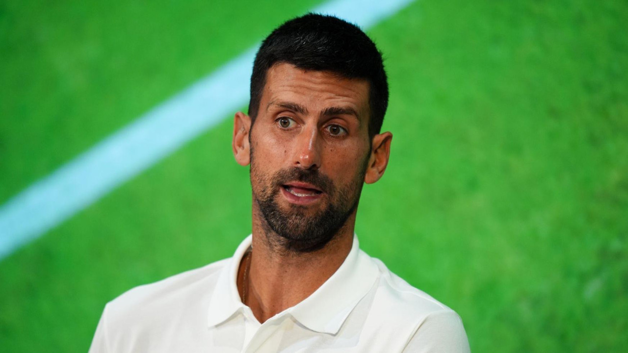 Novak Đoković na konferenciji za medije posle polufinala Vimbldona