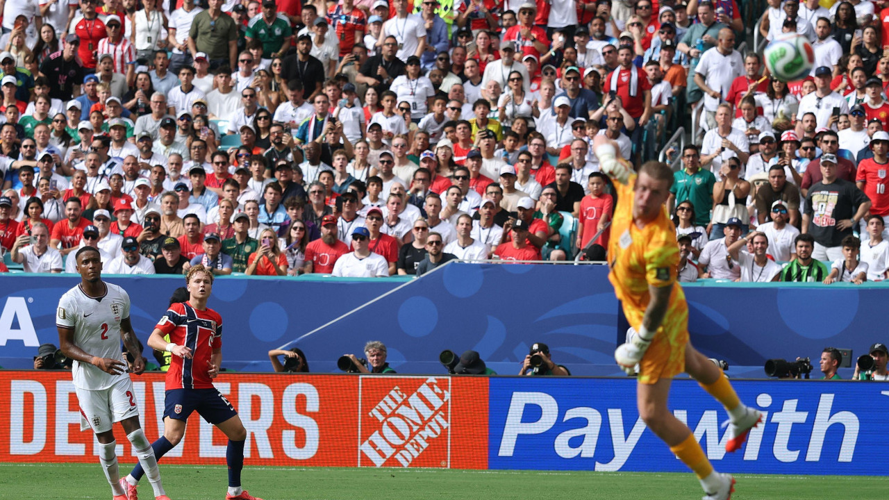 norveška - engleska, gol Andreasa Šjelderupa