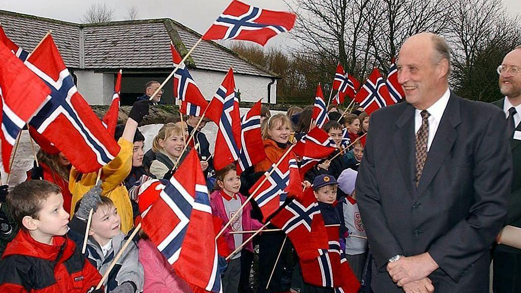 Norveška kraljevska porodica je nekoliko puta posetila južnu Škotsku u znak zahvalnosti za pomoć tokom rata