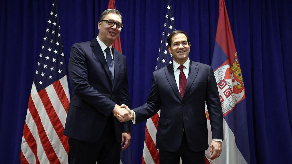 Predsednik Srbije Aleksandar Vučić i američki državni sekretar Marko Rubio