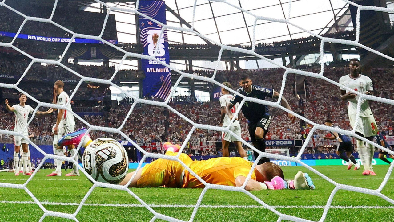 gol, gol na utakmici argentina - engleska
