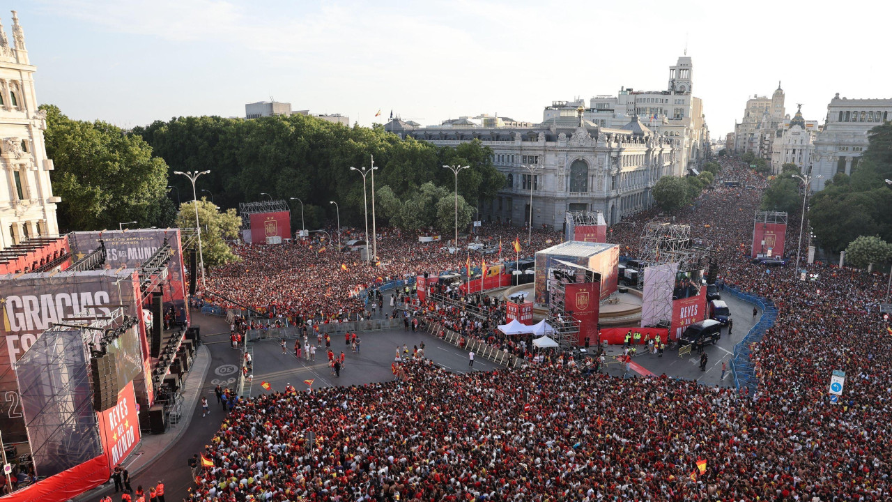 Krcati trg Sibeles u Madridu