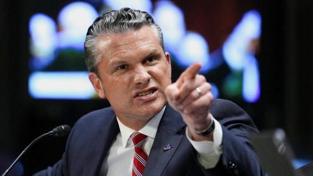 US Secretary of Defence Pete Hegseth testifies to a Senate panel on 21 July 2026