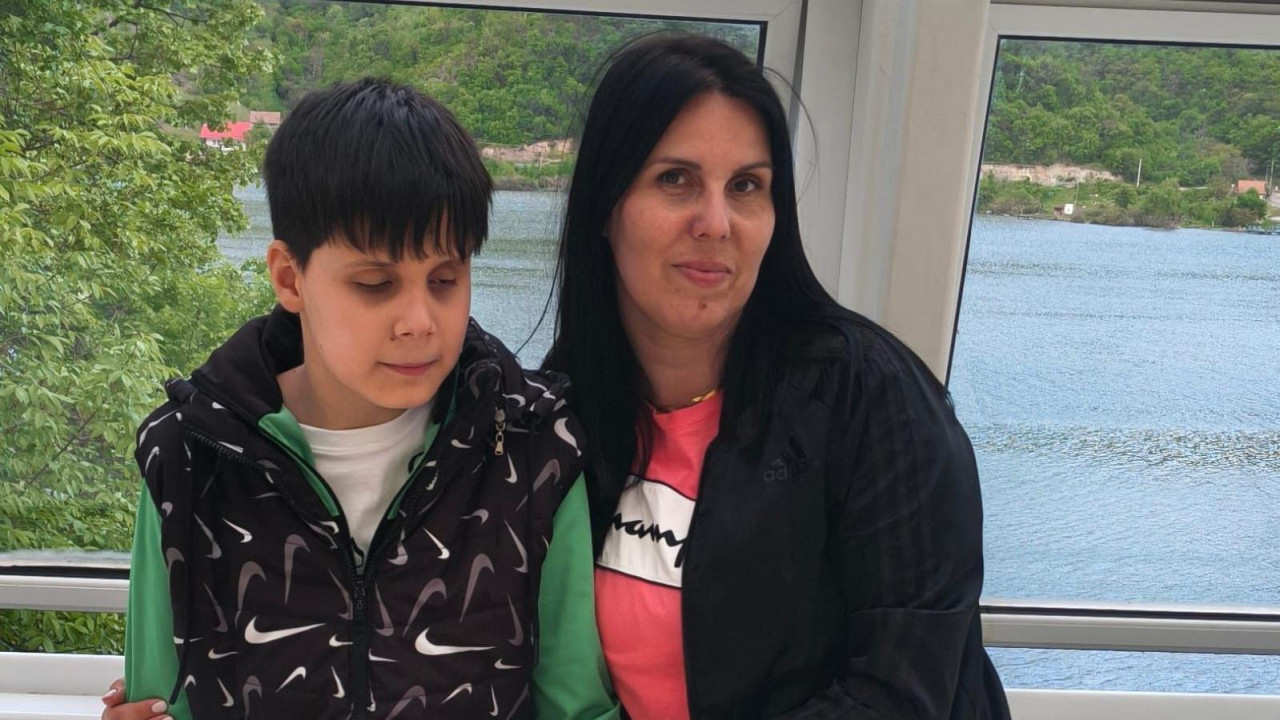 Jovana Mladenović sa sinom Jakovom