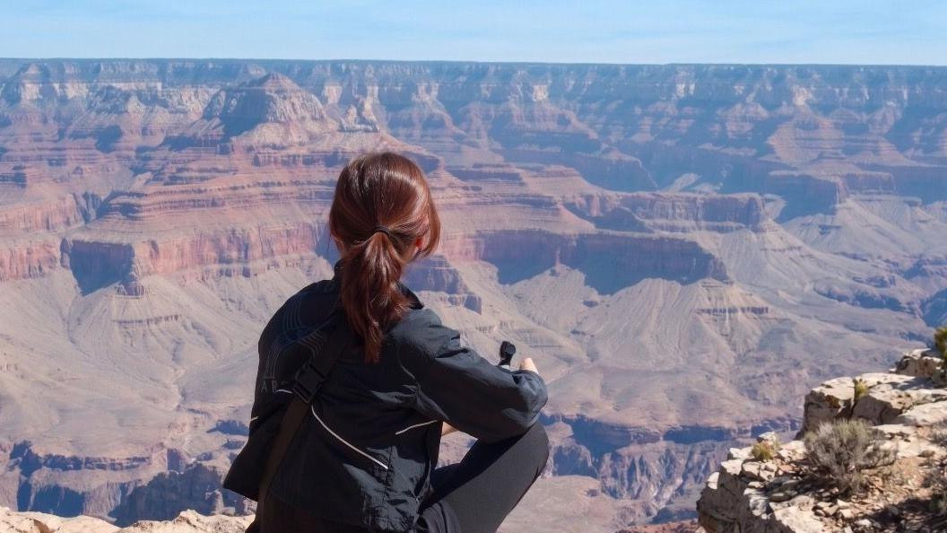 Hana Kang at Grand Canyon