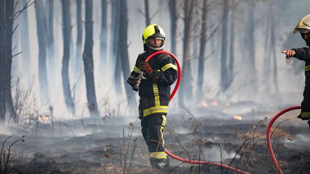 požar u francuskoj, vatrogasci