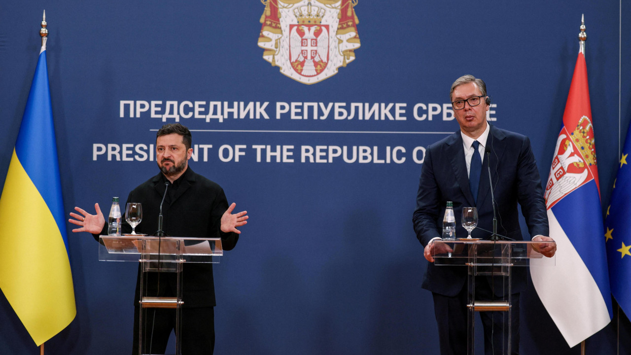 Aleksandar Vučić i Vladimir Zelenski