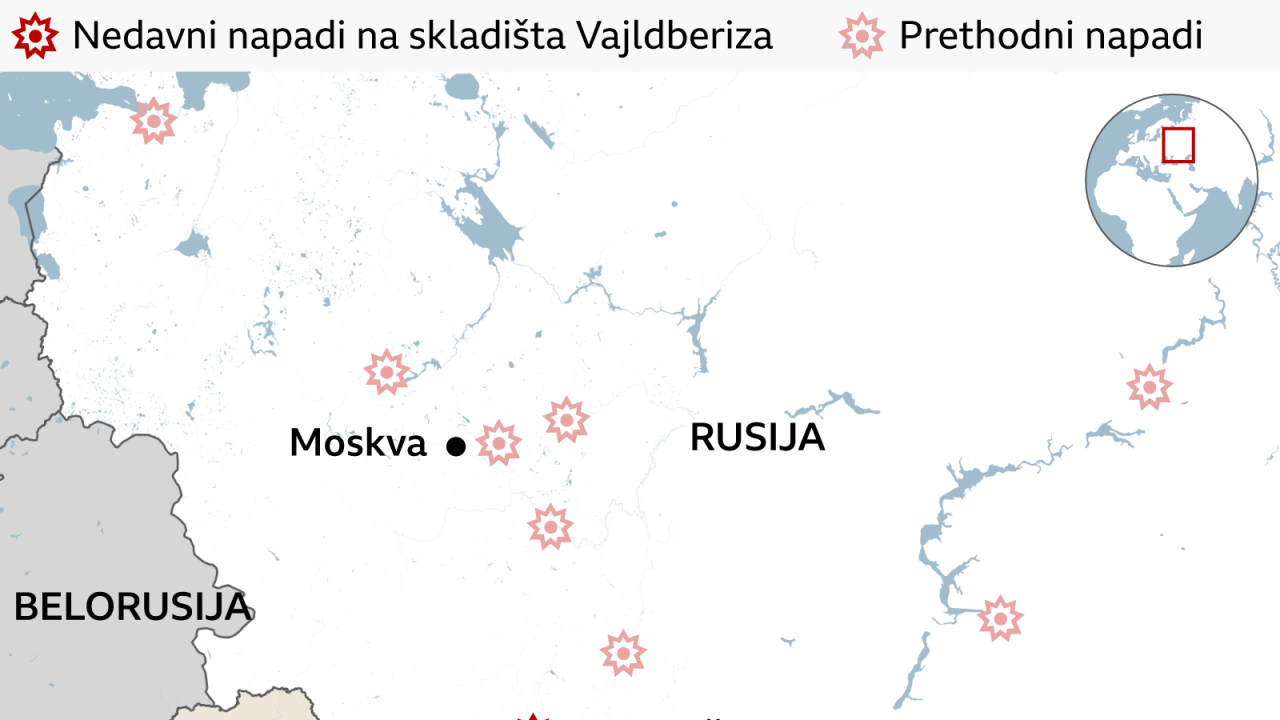 napadi na skladišta kompanije vajdlberiz, wildberries