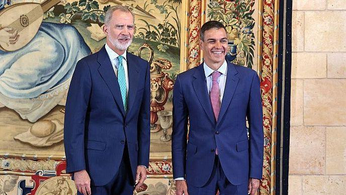 Španski kralj Felipe Šesti i premijer Pedro Sančez 