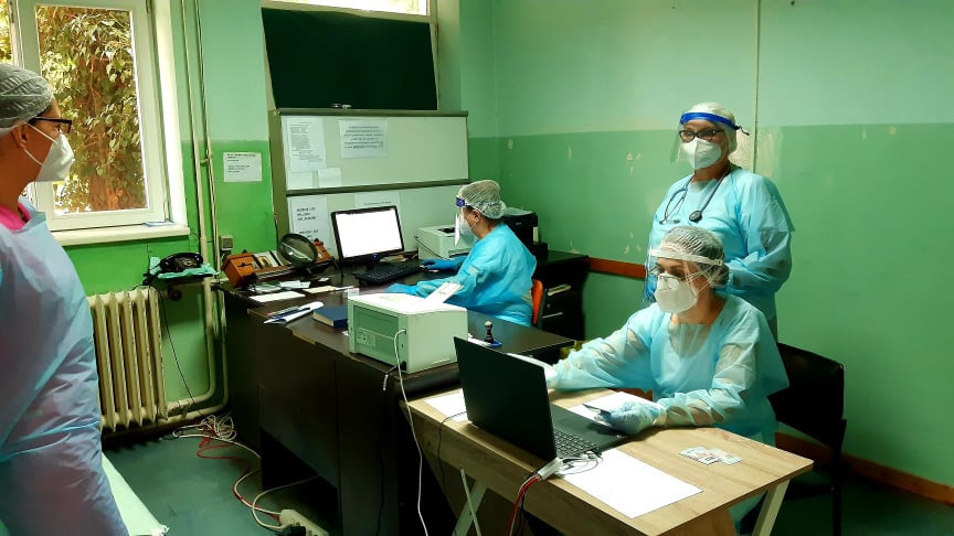 Foto/T.S Kovid ambulanta/ medicinski radnici