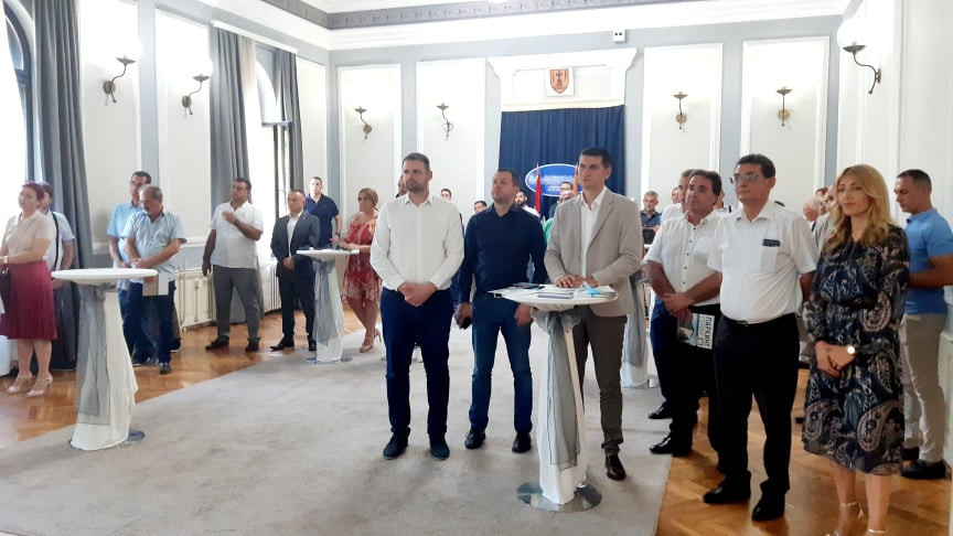 Foto/T.S. prijem povodom 15 godina rada JKP Parking servis
