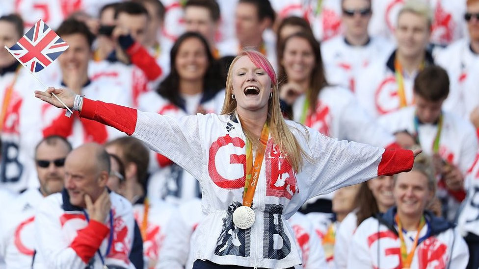 Jodie Grinham at the London 2012 Paralympic Games