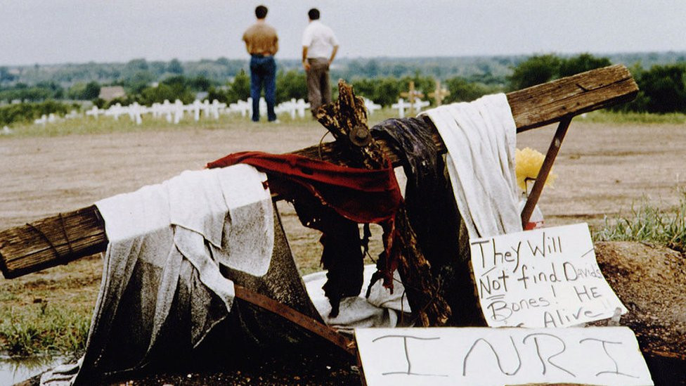 The Branch Davidians, a Christian sect led by David Koresh, lived at Mount Carmel Center ranch in Texas
