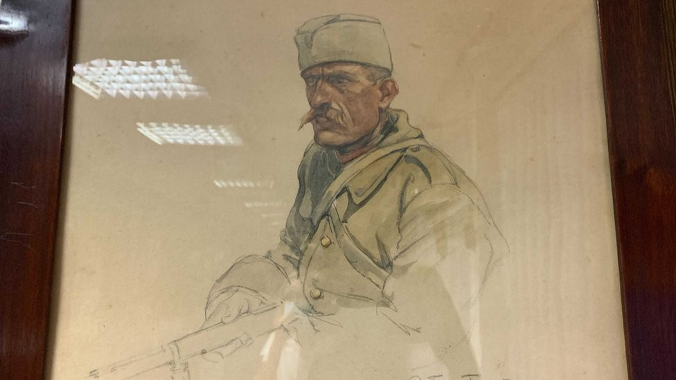 U kući je čuvao portret srpskog vojnika