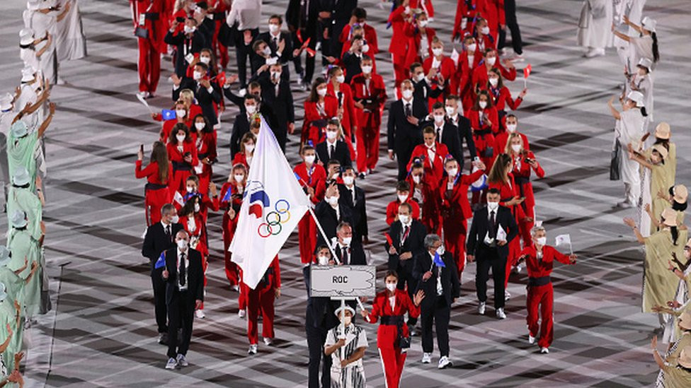 Sbornaя Rossii na otkrыtii Olimpiйskih Igr v Tokio