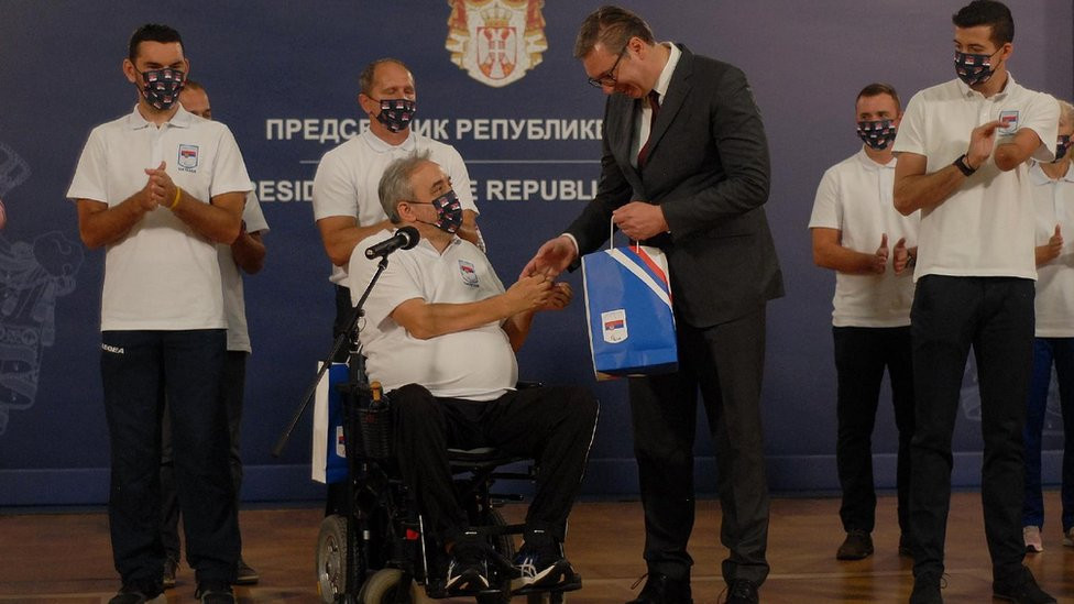 paraolimpijci i Vučić
