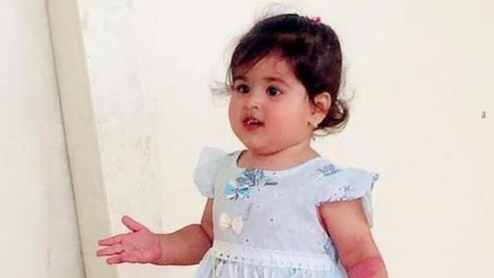 Sumaya, two years old