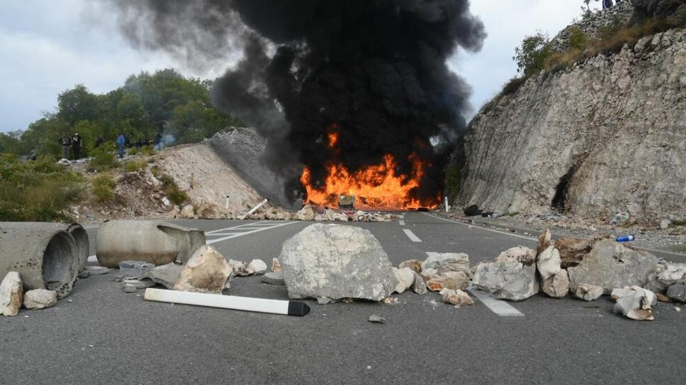 Cetinje, protest