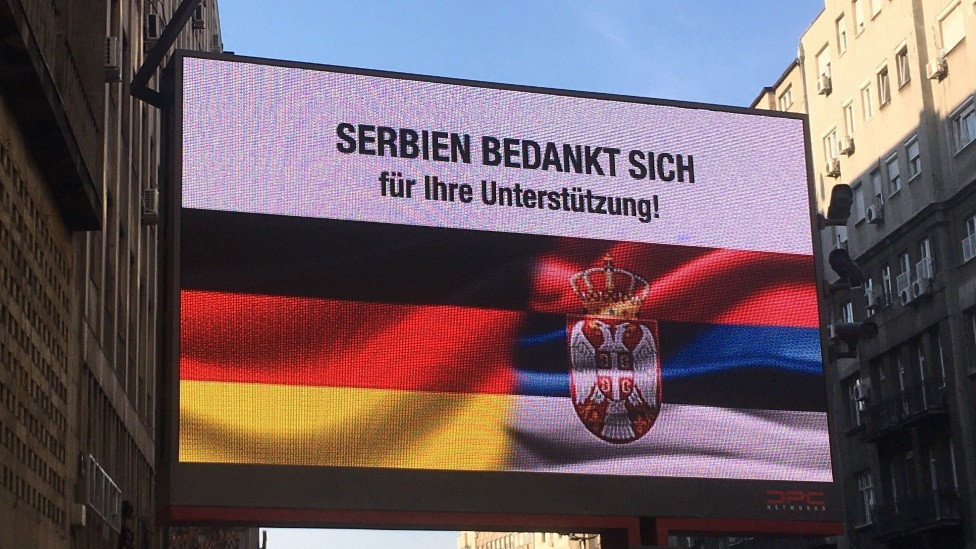 merkel, bilbord