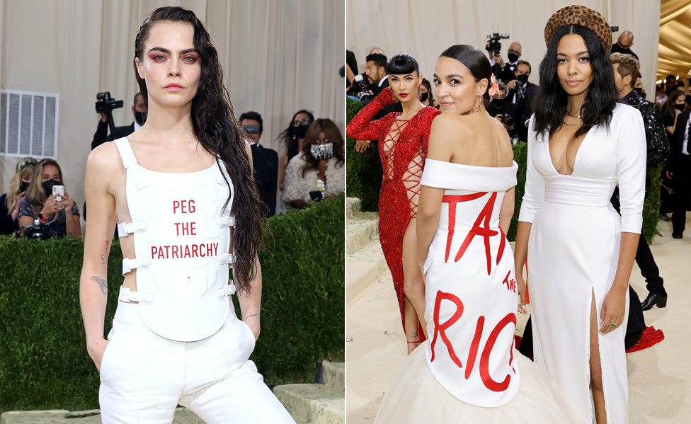 Cara Delevigne and Alexandria Ocasio-Cortez