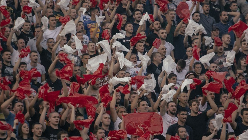 Koreografija navijača Crvene zvezde
