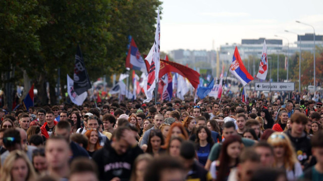 studenti pešače do novog sada, studenti pešaci