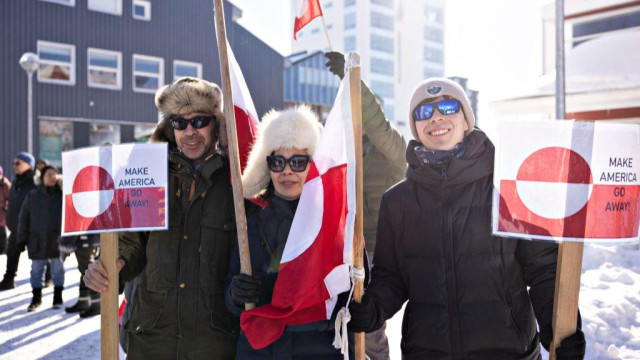 grenland, amerika hoće grenland, protest grenlanđana zbog trampove ideje