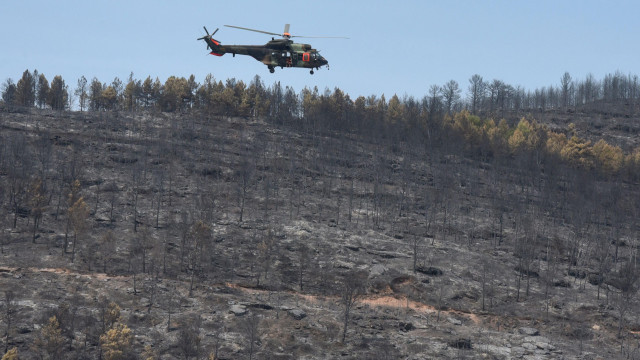 požar, helikopter gasi požar