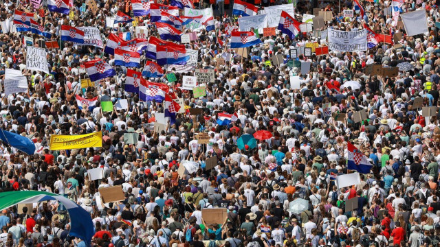 Protest u Zagrebu 