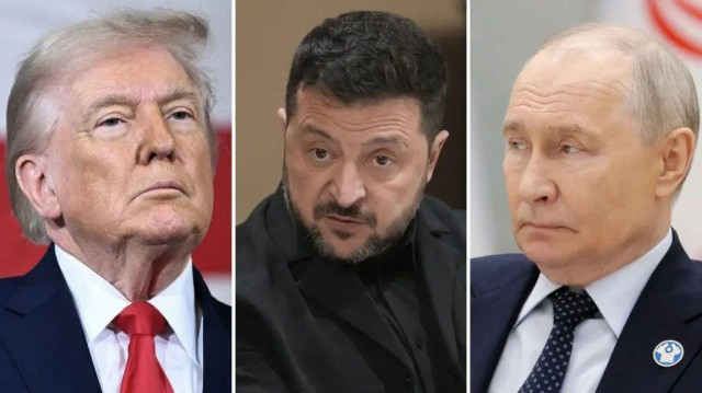 Tramp, Zelenski, Putin